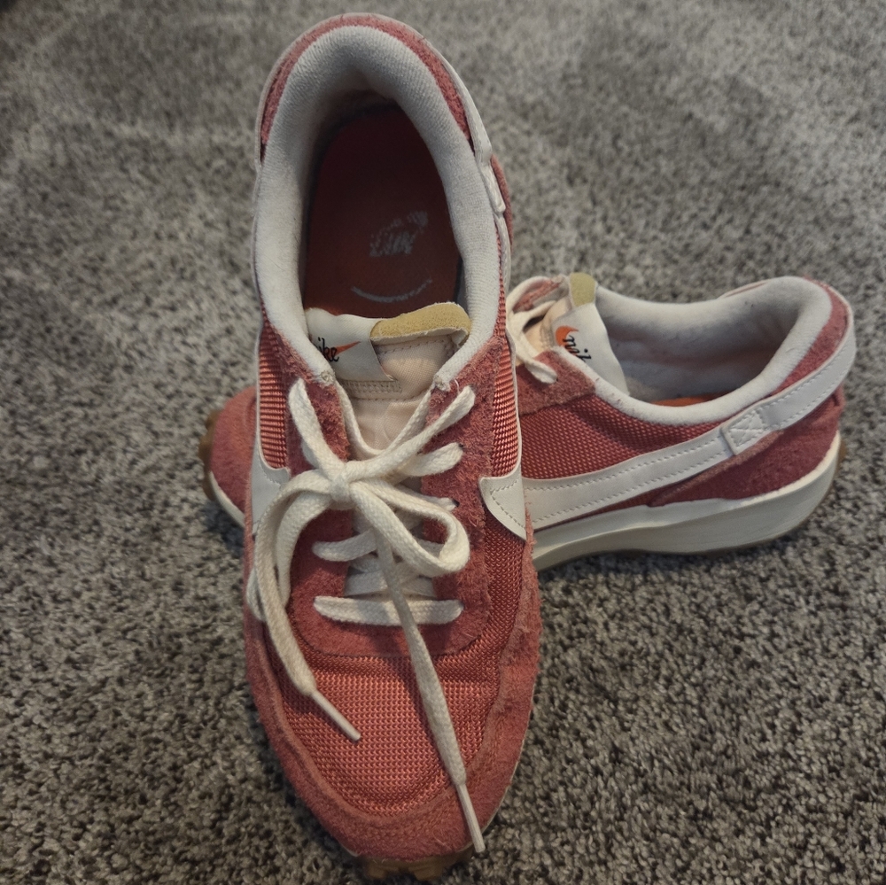 Nike Red and White Sneakers